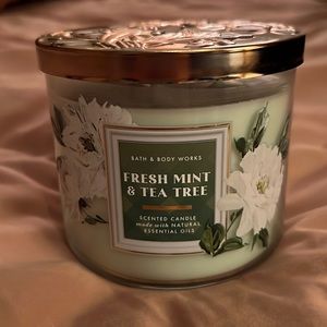 FRESH MINT & TEA TREE 3 Wick Candle